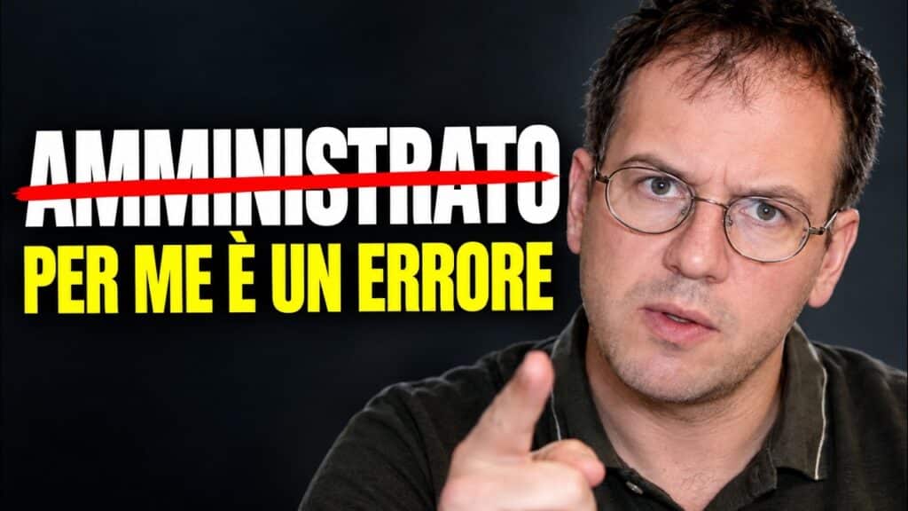 Regime amministrato o dichiarativo: copertina del video «Amministrato, per me è un errore»